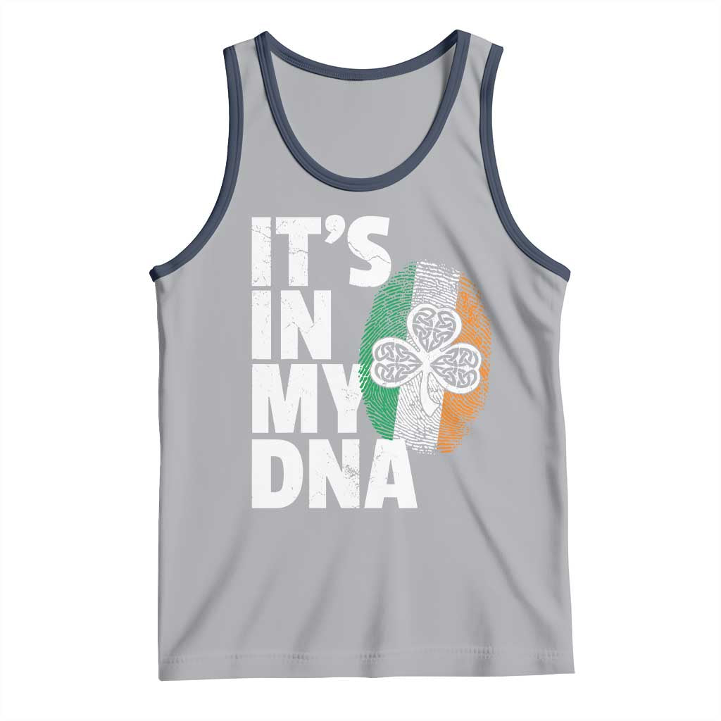 Funny Irish It's In My DNA Tank Top Ireland Fingerprint Flag