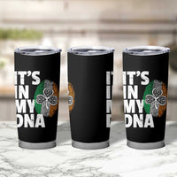 Funny Irish It's In My DNA Tumbler Cup Ireland Fingerprint Flag