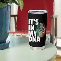 Funny Irish It's In My DNA Tumbler Cup Ireland Fingerprint Flag
