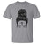 Ash Wednesday Messy Bun Ashes Cross Christian Religious T Shirt