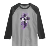 40 Days Christian Religious Raglan Shirt Ash Wednesday Ashes Cross