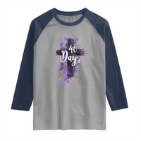 40 Days Christian Religious Raglan Shirt Ash Wednesday Ashes Cross