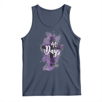 40 Days Christian Religious Tank Top Ash Wednesday Ashes Cross