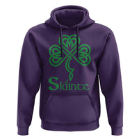Funny Irish Beer Drinking St Patrick's Day Slainte Hoodie Celtic Shamrock
