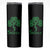 Funny Irish Beer Drinking St Patrick's Day Slainte Skinny Tumbler Celtic Shamrock - Wonder Print Shop