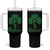 Funny Irish Beer Drinking St Patrick's Day Slainte Tumbler With Handle Celtic Shamrock - Wonder Print Shop