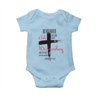 Ash Wednesday Baby Onesie Remember You are Dust And To Dust You Shall Return Genesis 3:19