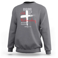 Ash Wednesday Sweatshirt Remember You are Dust And To Dust You Shall Return Genesis 3:19 Ashes Cross