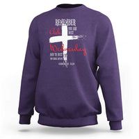 Ash Wednesday Sweatshirt Remember You are Dust And To Dust You Shall Return Genesis 3:19 Ashes Cross