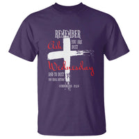 Ash Wednesday T Shirt Remember You are Dust And To Dust You Shall Return Genesis 3:19 Ashes Cross