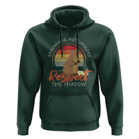 Funny Groundhog Day Hoodie Groundhog Meteorology Respect The Shadow Vintage Retro - Wonder Print Shop