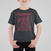 Siempre Antifascista T Shirt For Kid Anti Fascism Protest Vintage Hydra Dog