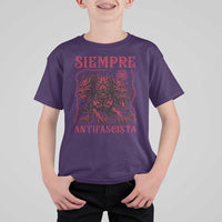 Siempre Antifascista T Shirt For Kid Anti Fascism Protest Vintage Hydra Dog