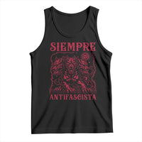 Siempre Antifascista Tank Top Anti Fascism Protest Vintage Hydra Dog