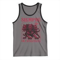 Siempre Antifascista Tank Top Anti Fascism Protest Vintage Hydra Dog