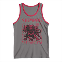 Siempre Antifascista Tank Top Anti Fascism Protest Vintage Hydra Dog