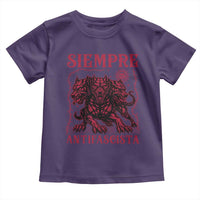 Siempre Antifascista Toddler T Shirt Anti Fascism Protest Vintage Hydra Dog