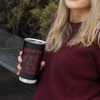 Siempre Antifascista Tumbler Cup Anti Fascism Protest Vintage Hydra Dog