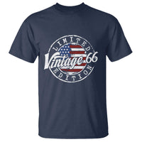 Funny 60th Birthday T Shirt Vintage 1966 Stamp 60 Years Old American Flag