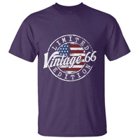 Funny 60th Birthday T Shirt Vintage 1966 Stamp 60 Years Old American Flag