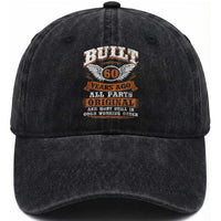 Funny 60th Birthday Washed Cotton Baseball Cap Built 60 Years Ago All Parts Original And Most Still In Good Working Order