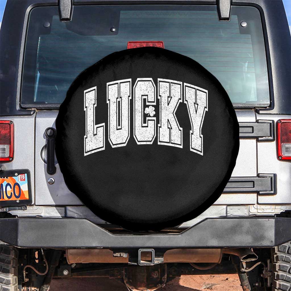 Vintage Lucky Shamrock Clover St Patricks Day Spare Tire Cover