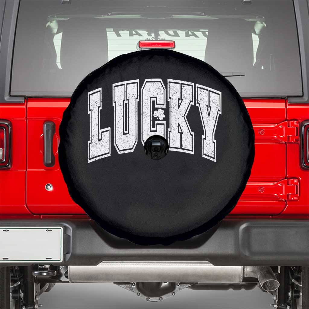 Vintage Lucky Shamrock Clover St Patricks Day Spare Tire Cover