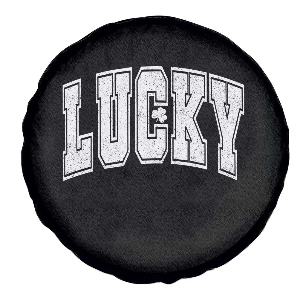 Vintage Lucky Shamrock Clover St Patricks Day Spare Tire Cover