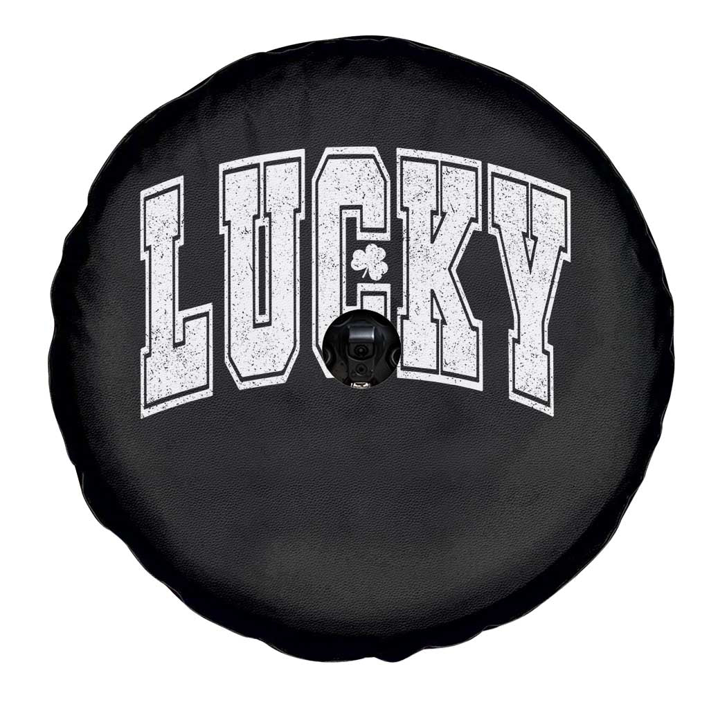 Vintage Lucky Shamrock Clover St Patricks Day Spare Tire Cover