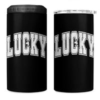 Vintage Lucky Shamrock Clover St Patricks Day 4 in 1 Can Cooler Tumbler