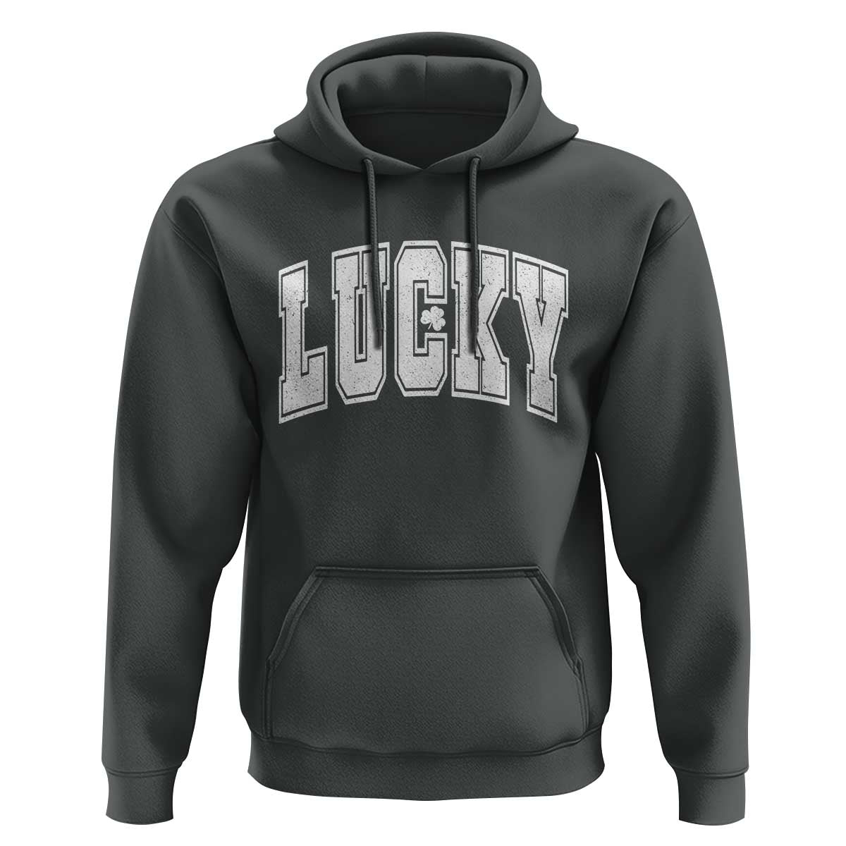 Vintage Lucky Shamrock Clover St Patricks Day Hoodie