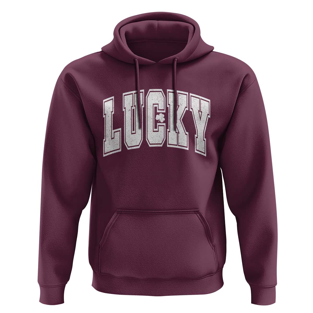 Vintage Lucky Shamrock Clover St Patricks Day Hoodie