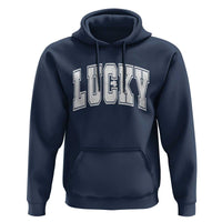 Vintage Lucky Shamrock Clover St Patricks Day Hoodie