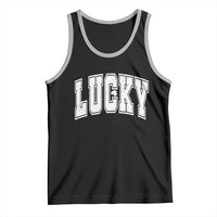Vintage Lucky Shamrock Clover St Patricks Day Tank Top
