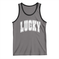 Vintage Lucky Shamrock Clover St Patricks Day Tank Top
