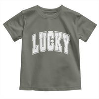 Vintage Lucky Shamrock Clover St Patricks Day Toddler T Shirt
