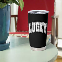 Vintage Lucky Shamrock Clover St Patricks Day Tumbler Cup