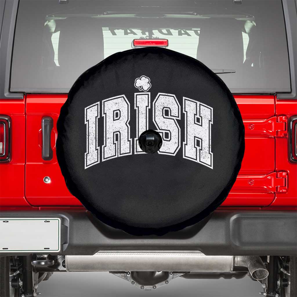 Funny Irish St Patricks Day Distressed Shamrock Ireland Pride Spare Tire Cover
