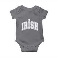 Funny Irish St Patricks Day Distressed Shamrock Ireland Pride Baby Onesie