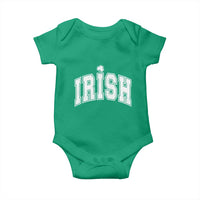 Funny Irish St Patricks Day Distressed Shamrock Ireland Pride Baby Onesie