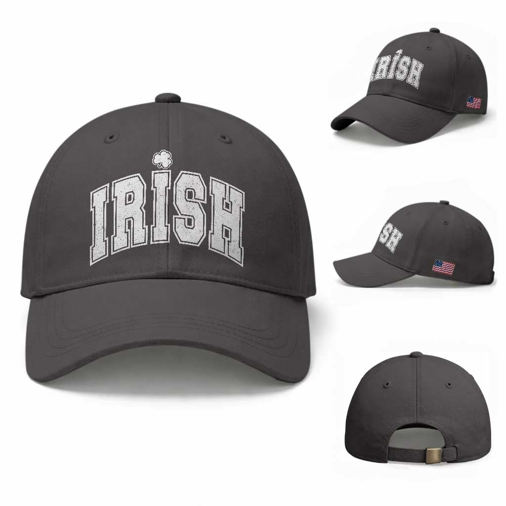 Funny Irish St Patricks Day Distressed Shamrock Ireland Pride Baseball Cap