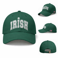 Funny Irish St Patricks Day Distressed Shamrock Ireland Pride Baseball Cap