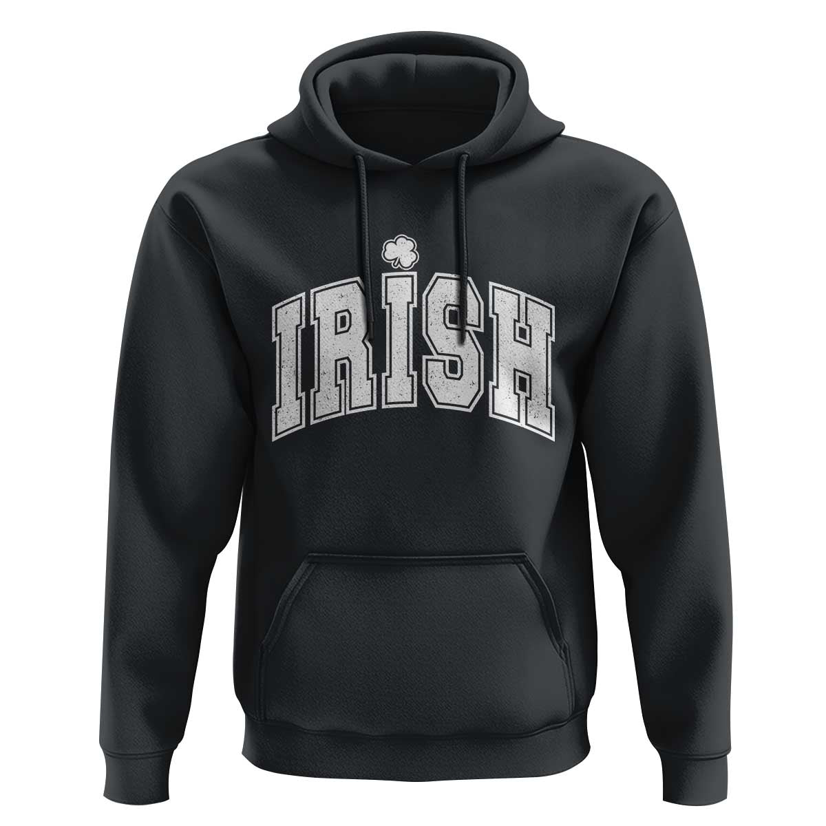 Funny Irish St Patricks Day Distressed Shamrock Ireland Pride Hoodie