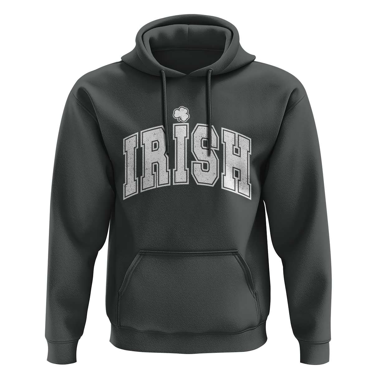 Funny Irish St Patricks Day Distressed Shamrock Ireland Pride Hoodie