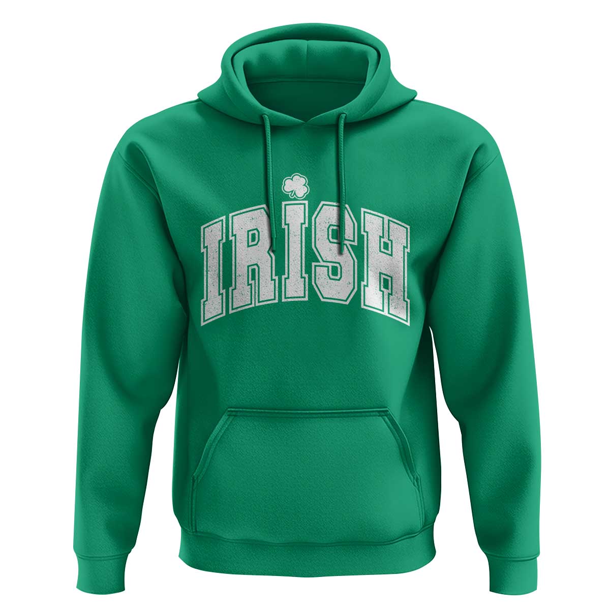 Funny Irish St Patricks Day Distressed Shamrock Ireland Pride Hoodie