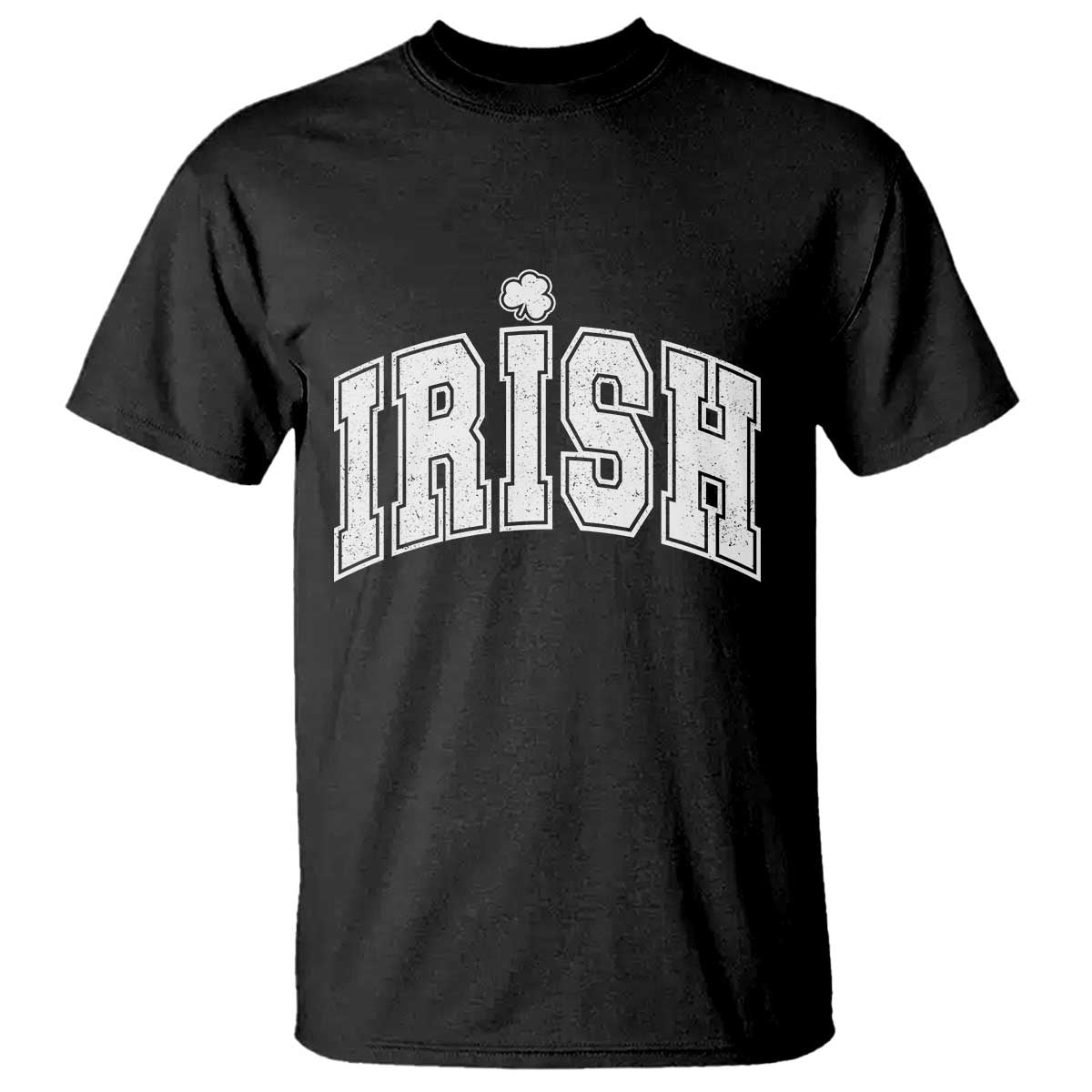 Funny Irish St Patricks Day Distressed Shamrock Ireland Pride T Shirt