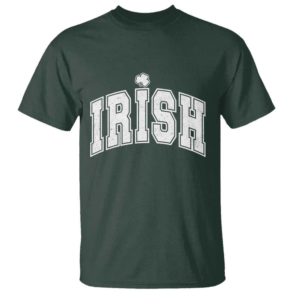 Funny Irish St Patricks Day Distressed Shamrock Ireland Pride T Shirt