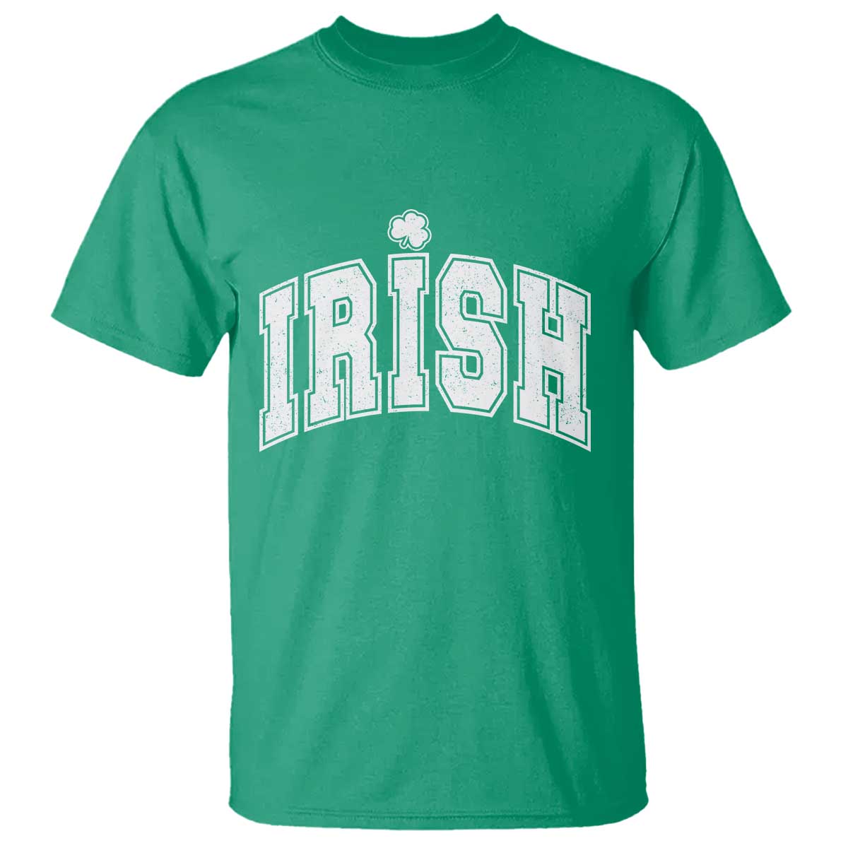 Funny Irish St Patricks Day Distressed Shamrock Ireland Pride T Shirt