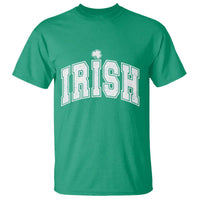 Funny Irish St Patricks Day Distressed Shamrock Ireland Pride T Shirt