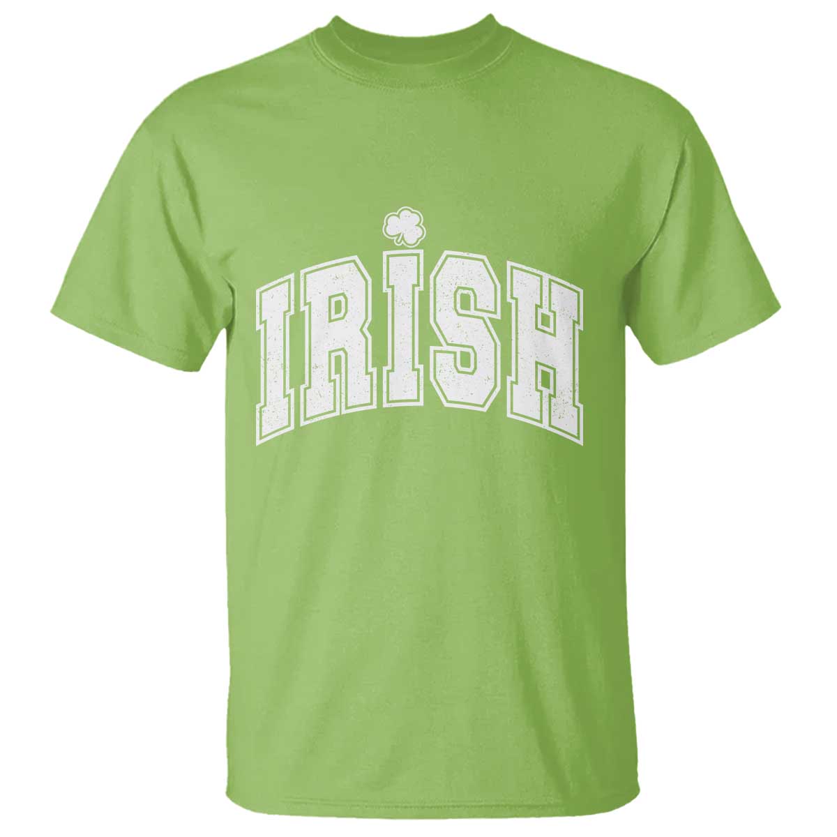 Funny Irish St Patricks Day Distressed Shamrock Ireland Pride T Shirt